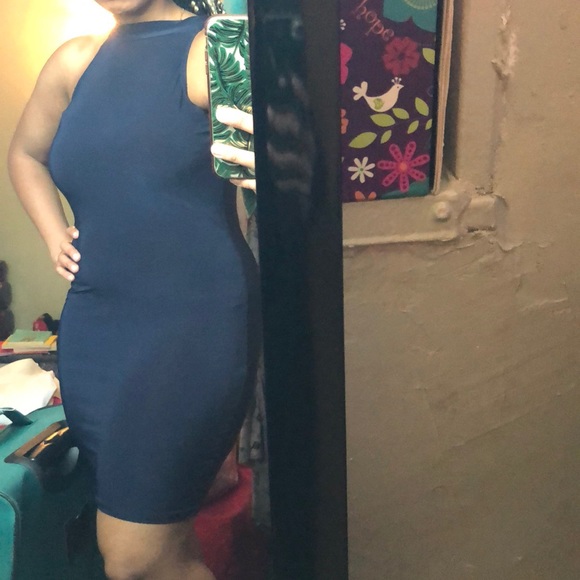 Boohoo Navy Dress - Picture 3 of 4